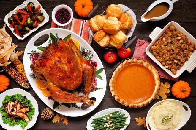 Thanksgiving spread